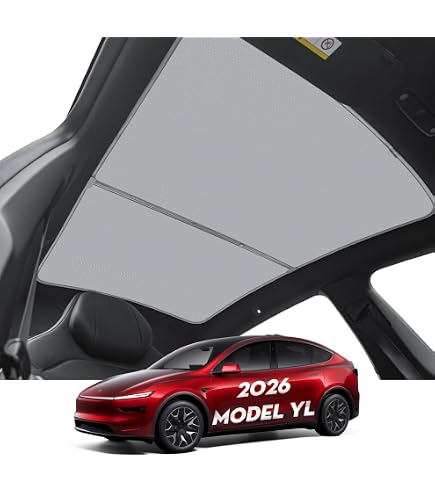 Amazon.co.jp: KUNIST ルーフサンシェード Tesla Model YL 2026年